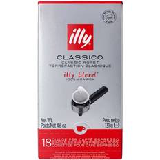 illy caffe espresso medium roast, red band, 18-count