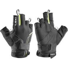 Leki Nordic Breeze Shark Short Gloves - Black/Yellow/White