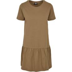 Urban Classics Women's Valance Tee Dress - Khaki