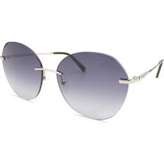 Gant rimless sunglasses sliver chrome with smoke lenses 20w