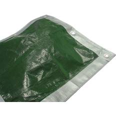 Faithfull TARP1818H Green/Silver Heavy Duty Tarpaulin With Eyelets 18ft x 18ft