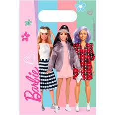 Childrens Parties Wrapping Paper & Gift Wrapping Supplies Amscan Festposer Barbie 8-pak