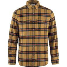 Fjällräven Övik Heavy Flannel Long Sleeve Shirt Brown Man