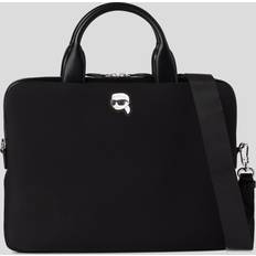 Karl Lagerfeld Computer Bags Karl Lagerfeld K/ikonik Laptop Bag, Woman, Black, Size: One size One size