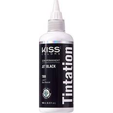 Kiss Colors & Care Tintation Semi-Permanent Hair Color Dye JET BLACK