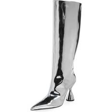 Silver - Women High Boots Simon Miller Verner Boots 45002 IT