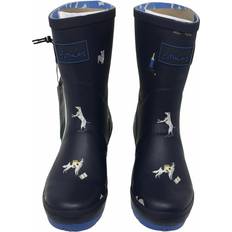 Canvas Wellingtons Joules Molly Mid Height Printed Wellies