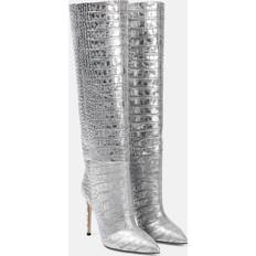 Silver - Women High Boots Paris Texas Silver Stiletto Boots SILVER IT
