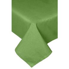 Homescapes Plain Cotton Tablecloth Green