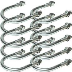 Loops 10 Pack Â½' Pole Grip Bracket Clamp