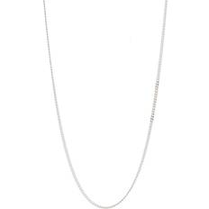 Tom Wood Men's 20.5" Curb Chain 925 Sterling Silver