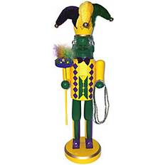 Santa's Workshop 15.5" Mardi Gras Gator Nutcracker