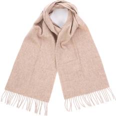 Barbour Women Scarfs Barbour Plain lambswool scarf in oatmeal