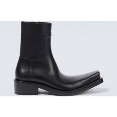 Balenciaga Women Boots Balenciaga leather boots black