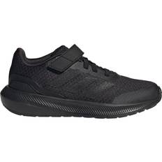 Adidas Kid's Runfalcon 3.0 Elastic Lace Top - Black