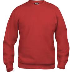 Clique Basic Round Neck Sweatshirt Unisex - Red