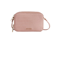 Ted Baker Stina Croc Effect Camera Bag - Medium Pink