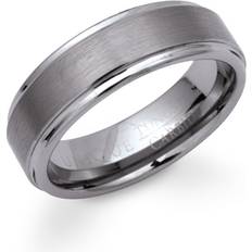 Unique & Co Brushed Tungsten 7mm Ring