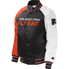 Starter Philadelphia Flyers Raglan Full-Snap Varsity Jacket Black