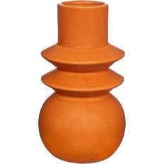 Sass & Belle Terracotta Angled Totem Vase 20cm