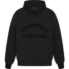 XXS Jumpers Fear of God Essentials Arch Logo Hoodie - Jet Black