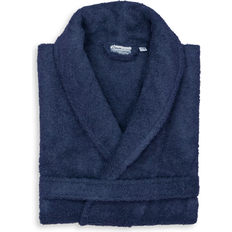 Linum Home Textiles Unisex Terry Cloth Bathrobe - Navy