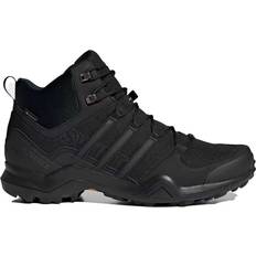 Black - Women Hiking Shoes adidas Terrex Swift R2 Mid GTX - Core Black/Carbon