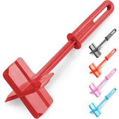 Red Vegetable Choppers Zulay Kitchen Professional Meat & Potato Masher Vegetable Chopper