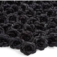 Juvale Bright Creations Silk Rose Flower Heads Decorations Artificial Plant