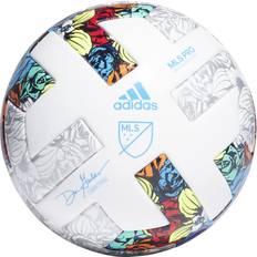 Adidas FIFA Quality Pro Footballs adidas MLS Training Ball - White/Solar Yellow/Power Blue