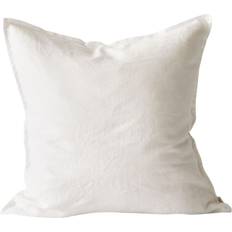 Tell Me More Washed linen Cushion Cover White (50x50cm)