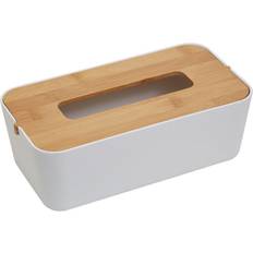 Tissue Box Covers Premier Housewares Canyon White Bamboo