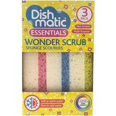 Dishmatic Matic Dishmatic Essentials Wonder Scrub 3 Pack