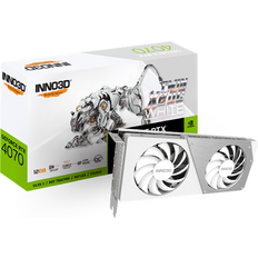 Inno3D GeForce RTX 4070 Twin X2 OC White Stealth HDMI 3x DP 12GB