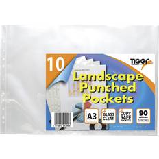 Tiger A3 Punched Pockets Landscape PK10