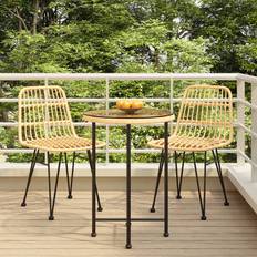 vidaXL 3 Garden Bistro Set