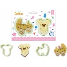 Decora BABY GRO AND BARDA YARN 2 TLG Cookie Cutter 8 cm