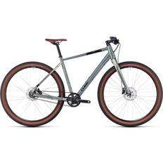 Grey - L City Bikes Cube Hyde Pro 2024 - Metal Green/Black