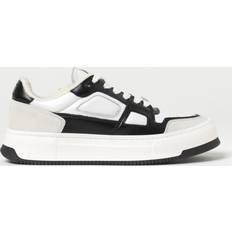 Ami Paris two-tone leather sneakers unisex Rubber/Calf Leather/Fabric/Calf Leather BLANC/NOIR