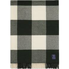 Lexington Checked Plaid Tæppe Hvid, Grøn (170x130cm)