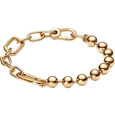 Pandora Gold Plated Bracelets Pandora Me Metal Bead & Link Chain Bracelet - Gold