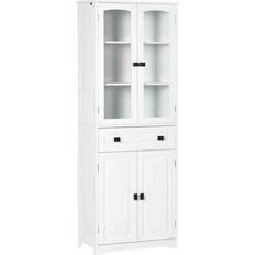 Retractable Drawers Storage Cabinets Homcom Kitchen Cupboard Storage Cabinet 60x160cm