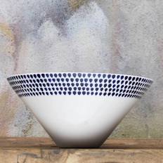 Nkuku Indigo Drop Serving Bowl