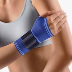 Bort wrist support with thumb recess