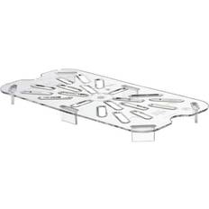 Transparent Serving Trays Cambro Polycarbonate 1/4 Gastronorm Drain Serving Tray