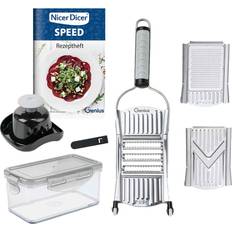 Black Vegetable Choppers Genius Nicer Dicer Speed Vegetable Chopper