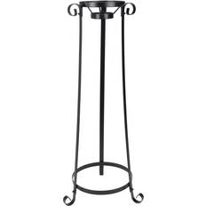 Northlight 24 Black Swirled Large Outdoor Patio Stand for Garden Gazing Balls