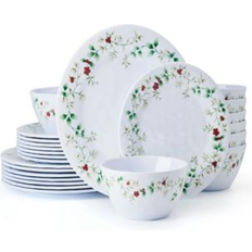 Pfaltzgraff Winterberry Melamine 24PC DW Dinner Set 18