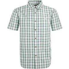 Weird Fish Judd Short Sleeve Check Shirt Kiwi