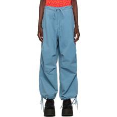 Marc Jacobs Baggy Drawstring Cargo Trousers - Blue